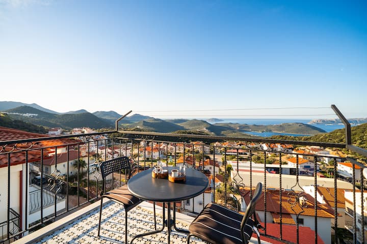 Voila Suites Kaş | Penthouse With Sea View - Kaş