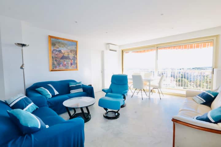 Blue Dream:splendide F4, Piscine, Vue Mer, Parking - Juan-les-Pins