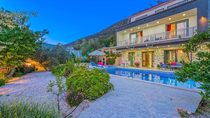 Villa Kalkan ÜZümlü 1+1 Balayı - İslamlar