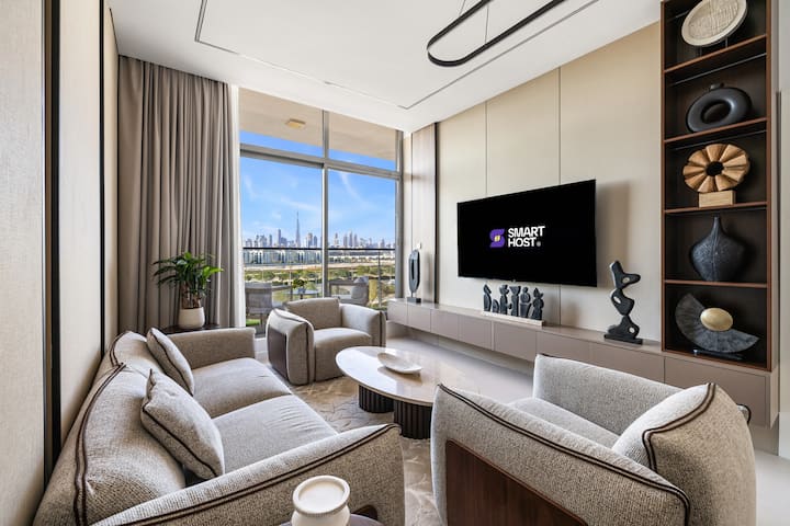 New! Elegant 1br W/burj Khalifa Views | Pool & Gym - ドバイ