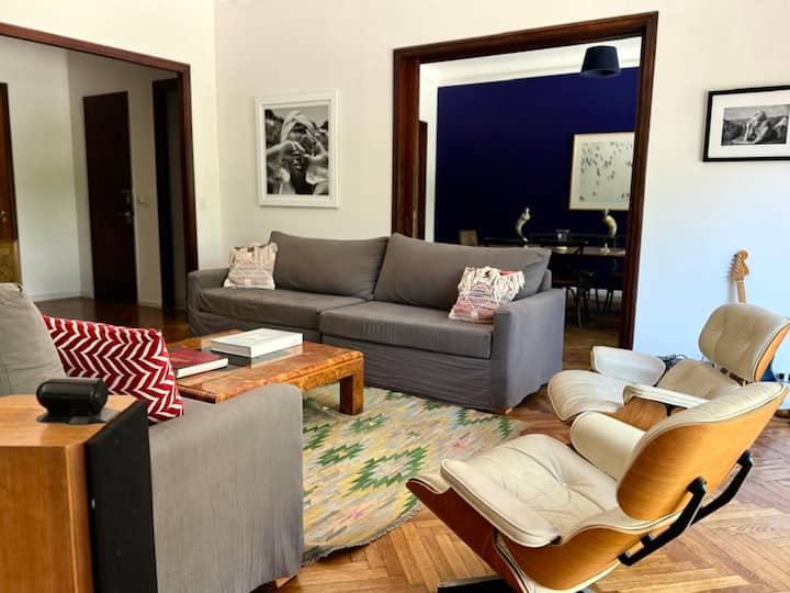 Apartamento de 4 dormitórios em frente ao Parque San Martín, Retiro