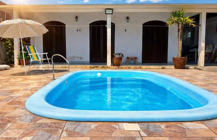 Refúgio C|piscina Em Pontal Pr, Ideal P| Família. - Paranaguá