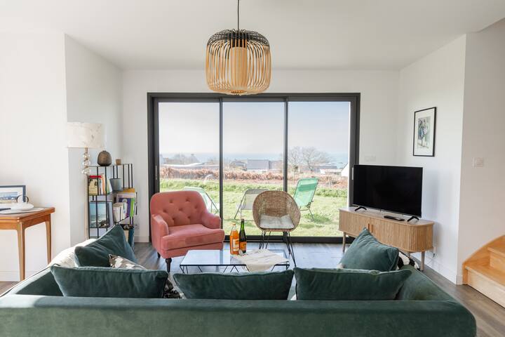 Maison Vue Mer • Baignée De Lumière • 6 Pers - Lampaul-Plouarzel