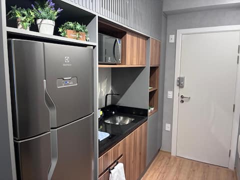Popular Airbnb listing: Studio with Air Conditioning | Near USP and Butantã Metro in Butantã