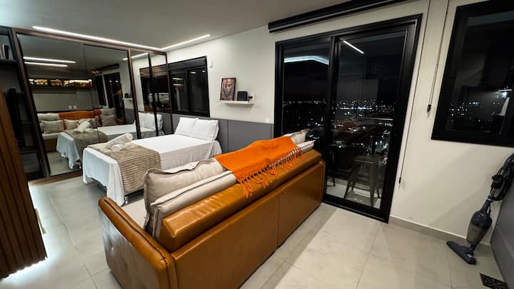 Loft Luxuoso No 19º Andar Sol Poente - Dourados