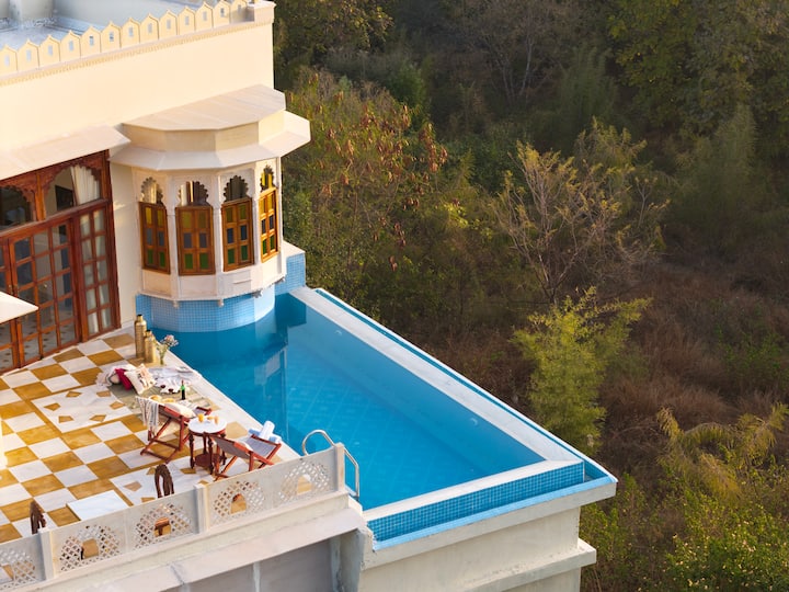 Kilakot Haveli 3br W/ Infinity Pool, Forestviews - Udaipur