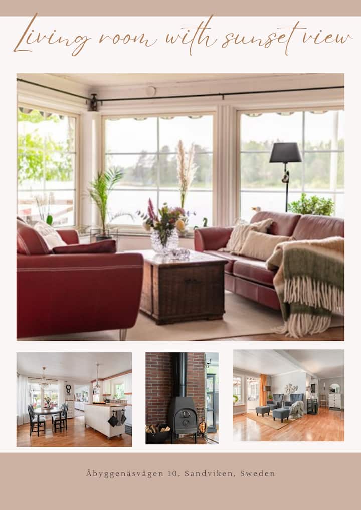 Lake Side Family House With Private Lake Access. - Sandviken