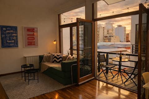 Anuncio de Airbnb popular: Unique and cozy loft in the heart of Buenos Aires en Almagro