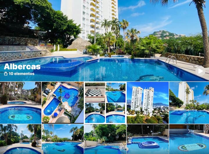 12 Personas A Un Paso De Playa - Acapulco