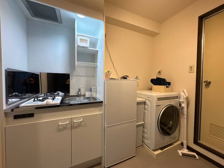 京急川崎駅徒歩7分、jr川崎駅徒歩10分、東京、横浜観光の起点に！1br、2beds、22㎡！ - Tokyo prefektur