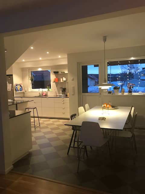Semi-detached house in central Sundsvall