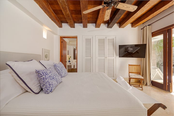 Bedroom 1 with queen bed