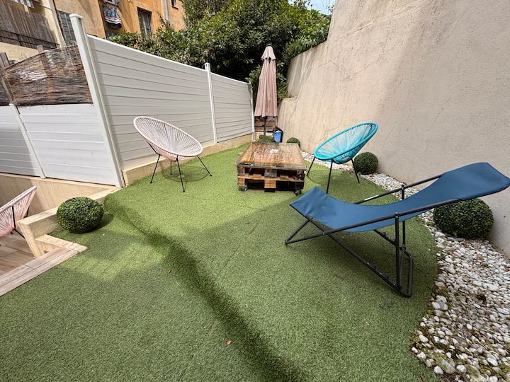 Cosy Riviera, Clim, Plage, Terrasse - Nice