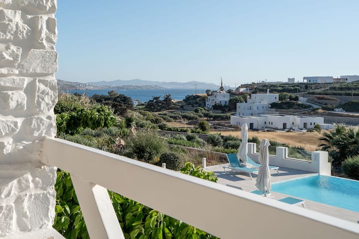 Krios 2bedroom Apartment - Sea View & Shared Pool - Paros