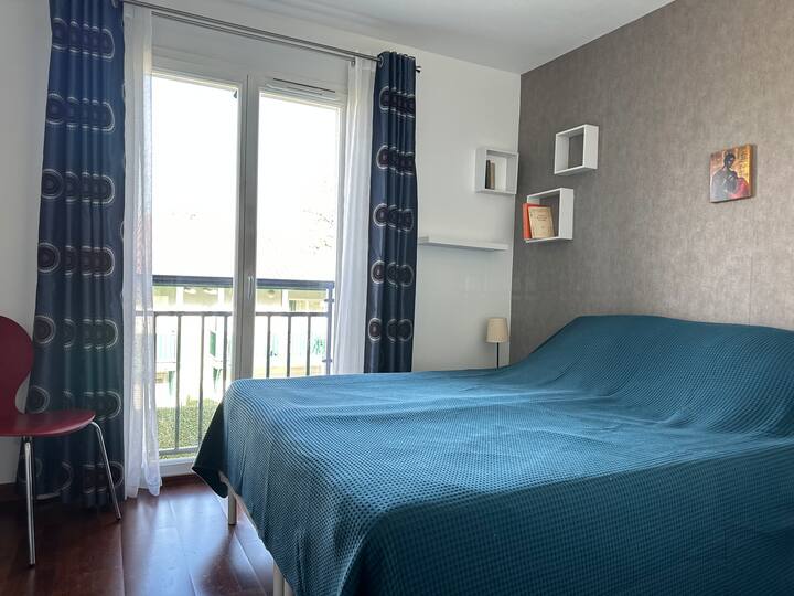 Chambre sur jardin au calme
