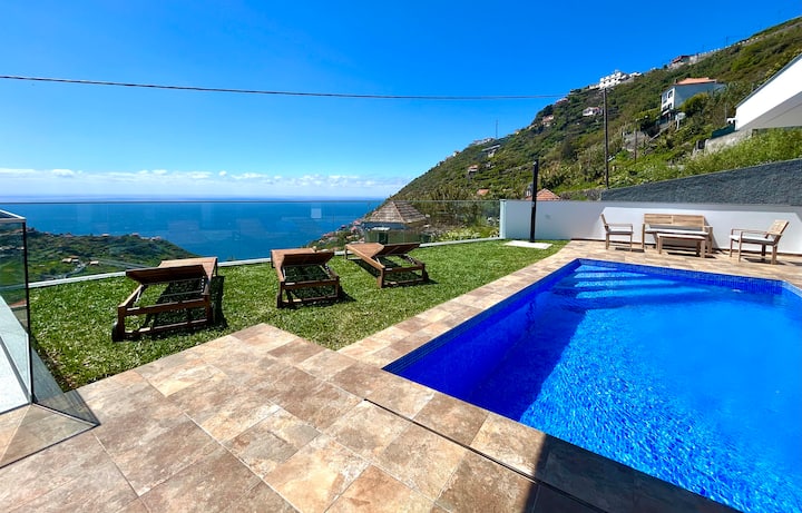 Villa Fjord Sea And Mountain View - Ribeira Brava