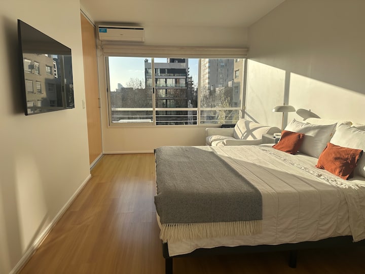 Furnished studio apartment in Belgrano with pool