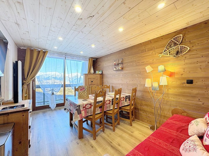 Appartement 2 Pieces Cabine 6 Pers Vue Montagne - Le Corbier