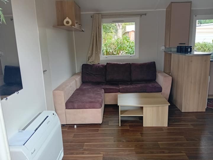 Mh 3c/6p Clim/wifi/tv/lave-linge | Camping 3* (27) - Normandie
