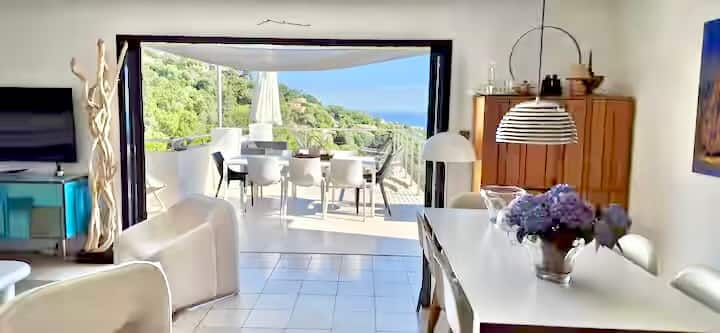 Villa Vue Mer Au Calme Avec Piscine - La Croix-Valmer