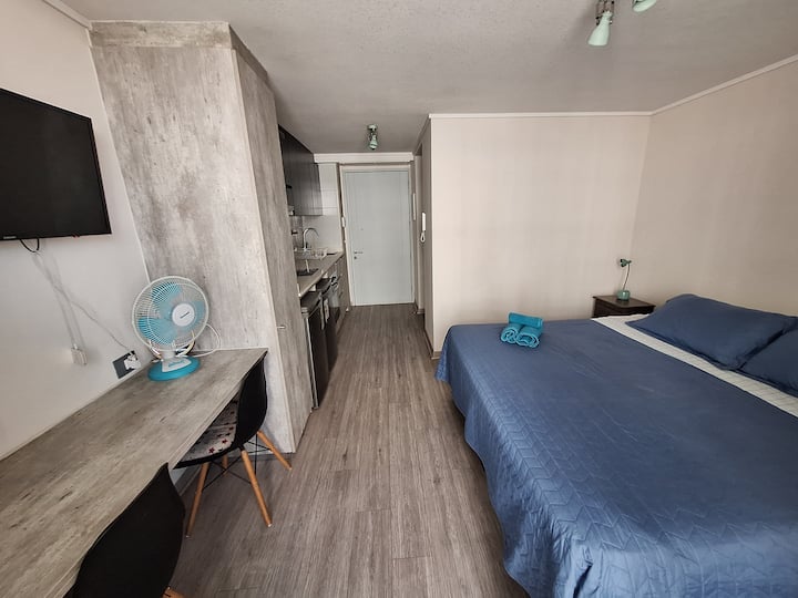 Departamento Con Cama Matrimonial O 2 De 1 Plaza - Santiago de Chile