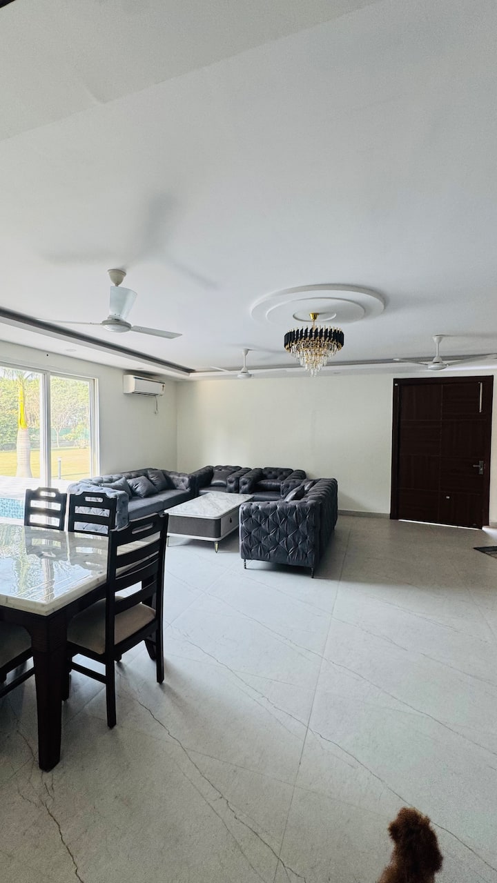 Nirankar Farmhouse- Premium 3bhk With Big Pool - Faridabad