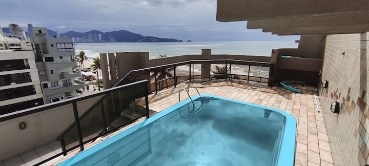 Apartamento Cobertura Frente Mar Piscina Privada - Itapema