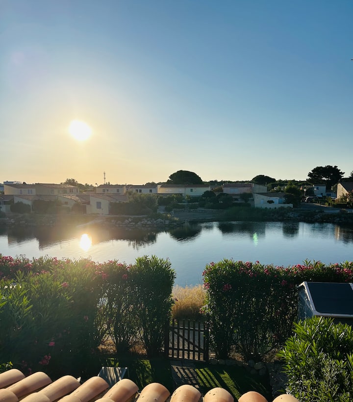 Marina Rénovée, Climatisée Et Wifi, Vue Sur éTang - Le Barcarès