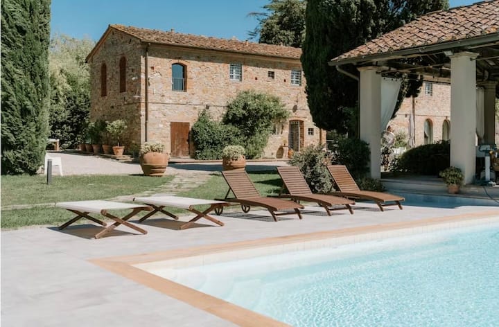 Villa Toscana Piscina Privata E Vista Panoramica - Campi Bisenzio
