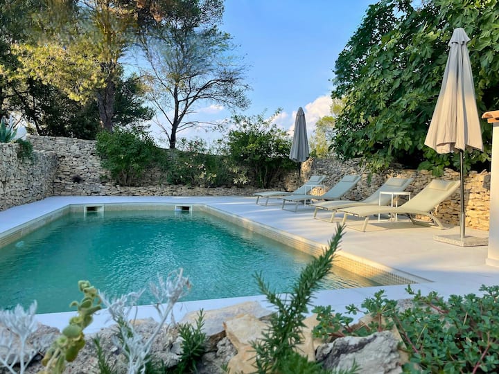 Mazet Avec Piscine Dans La Garrigue De Nîmes - 님