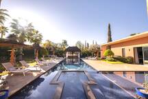 Heat Pool | Hot Tub | Quiet Retreat | Full Staff rental in Marrakech