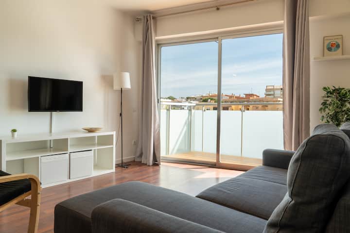 Appartement Entier 80 M Plage, Vue Sur Mer (4c) - Salou