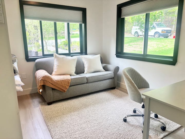 Oficina con sofá cama: tenga en cuenta que esta habitación no tiene puerta