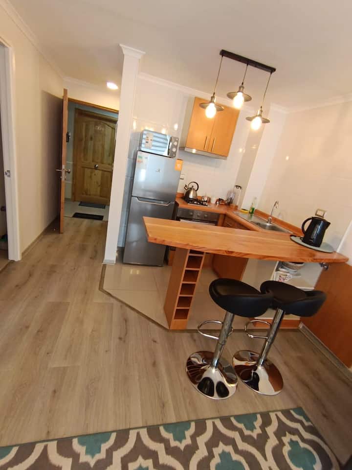 Departamento Full Equipado Con Piscina. - Pucon