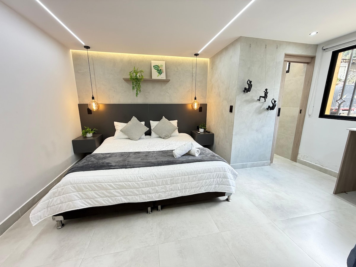 Suite Hotelera deluxe en milla de oro (104)