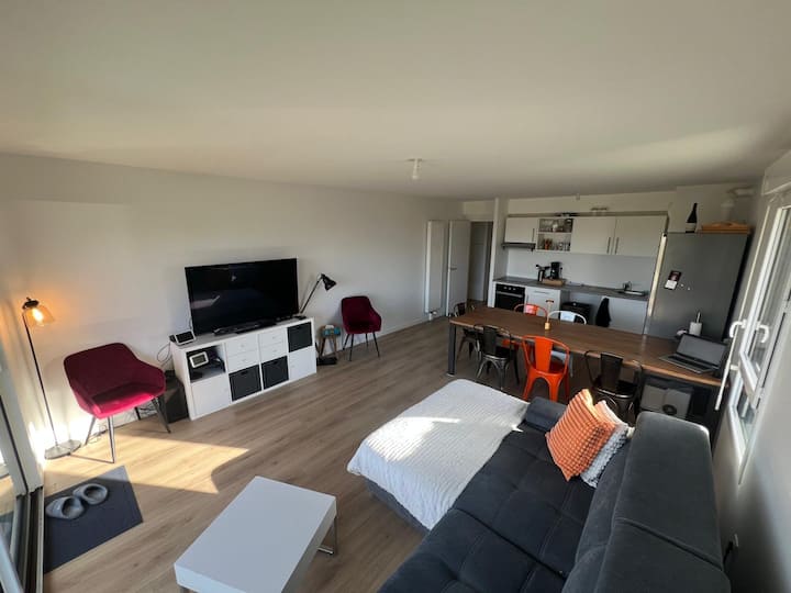 Appartement 2 Chambres Avec Grande Terrasse - Vannes