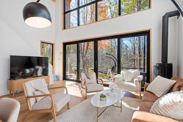 Chalet De Luxe Scandinave Avec Grand Spa Privé - Mont-Tremblant
