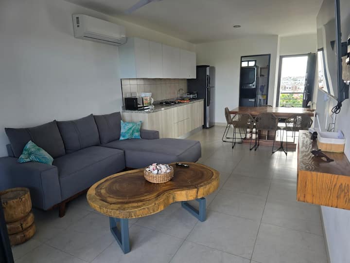 Departamento Mazatlán Azul Turquesa | Alberca - Mazatlán