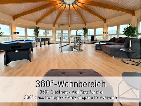 Top Airbnb: Panorama Penthouse Oasis with Rooftop Spa in Karlsruhe