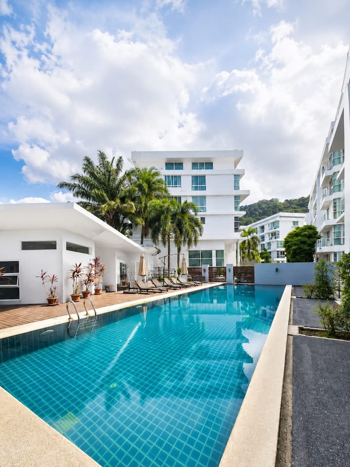 Bright Corner 2br Kitchen, Pool, Daily Cleaning - Patong Beach