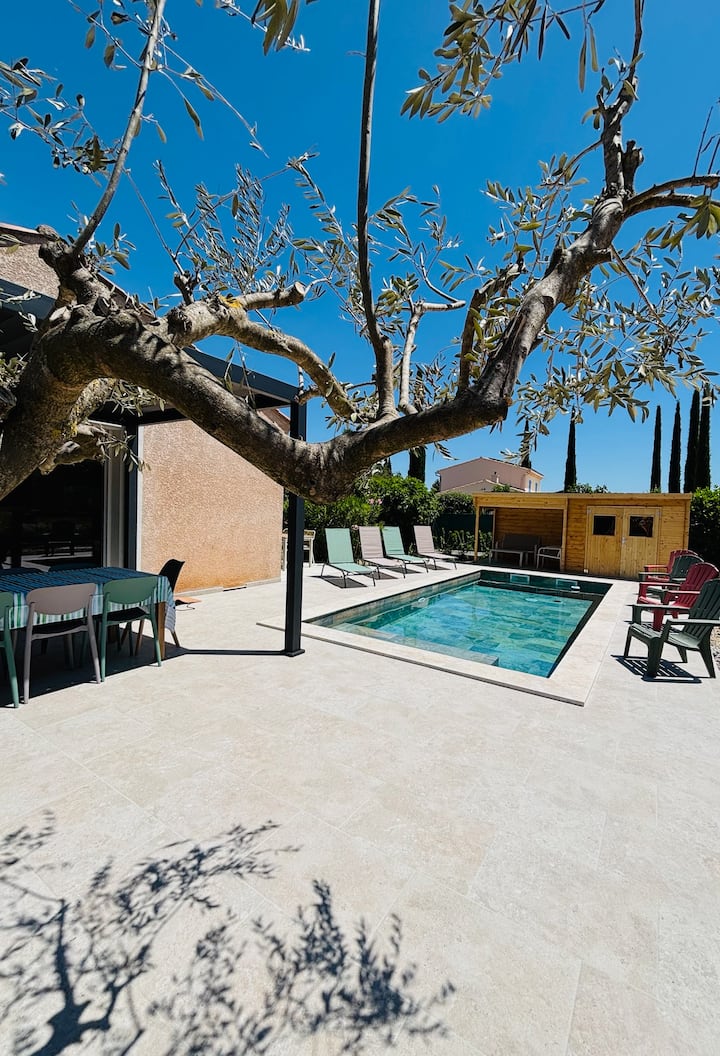 Au Coeur Du Verdon, La Villa Masté Avec Piscine - Salernes