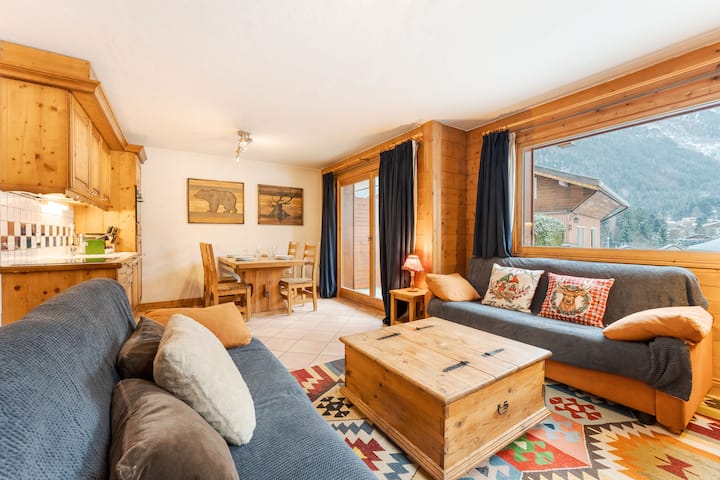 Cosy 4pax | Balcon|vue Montagne| Proche Centre - Chamonix-Mont-Blanc