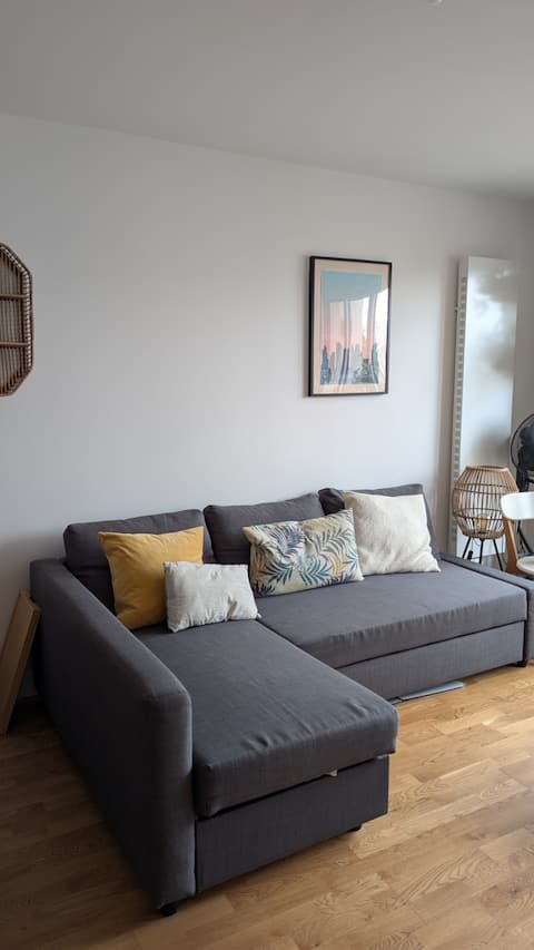 Propriété Airbnb réussie: 1 bedroom appartment, balcony. 15 min from Paris à Clichy