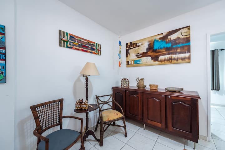 Ap No Gonzaga | Pé Na Areia | Vaga | Pet Friendly - Santos