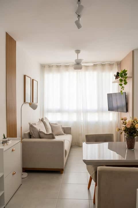 Successful Airbnb property: Apartment with pool, 2 bedrooms, self check-in, near a shopping mall in Varginha