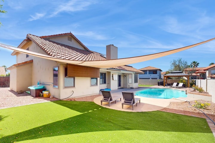 Stunning 5br | Private Pool | Patio | Pool Table - 梅薩