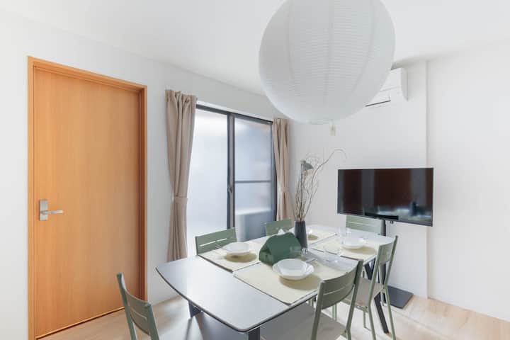 6 Min To Hanazonocho Sta|sleeps 8|2 Stops To Namba - Osaka