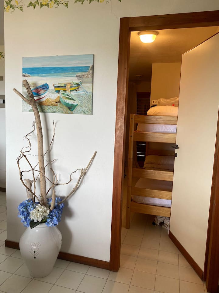 camera con letto a castello