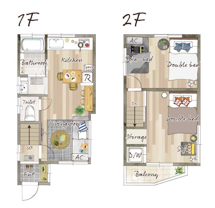 Samuraistay Direct Haneda Access &Onsen 1-min Walk - Yokohama