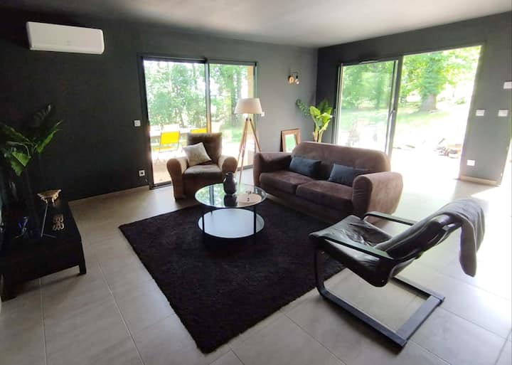Villa Bali 85m2, Calme, Vue Vignes,  Clim, Jardin - Bergerac